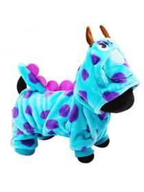 SACRONS Small Dog's Soft Fleece Hoodie Clothes with Pants Small Dog Jacket Coat Casual Indoor